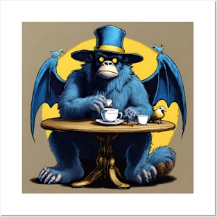 Batsquatch Tea Party Posters and Art